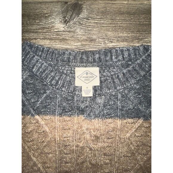 St Johns Bay Womens Sweater Neutral Combo. Size Small. Crew Neck. NWT. 12 - Picture 4 of 8